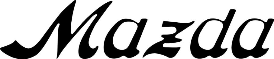 <b>Mazda företagslogotyp 1936</b> Så här såg Mazdas första registrerade företagslogotyp ut när biltillverkningen startade 1936 med en liten öppen trehjulig lastbil. Men var kommer då namnet Mazda egentligen ifrån. Jo, onekligen kan man se en viss likhet med grundaren Jyujiro Matsudas efternamn. Men denna enkla förklaring är faktiskt inte hela sanningen. Ahura Mazdah var vishetens, intelligensens och harmonins gud i den allra tidigaste persiska civilisationen.
