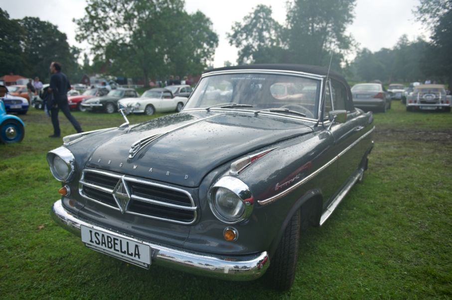 Borgward Isabella i vacker cabrioletform.