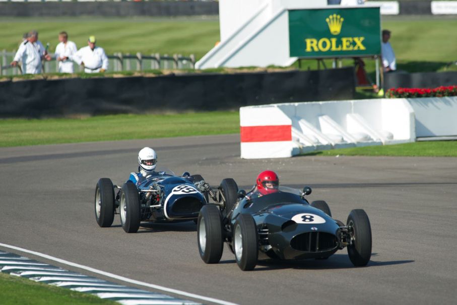 BRM Type 25, -58 och fyrhjulsdriven Fergusson Climax Project 99, -60 i ”Richmond Trophy”