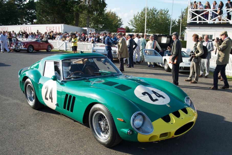 Ferrari 250 GTO, -62. Värd sisådär en cirka 200 miljoner kronor.