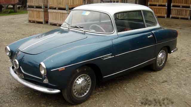 Fiat 600 Gran Luce coupe av Viotti 1957