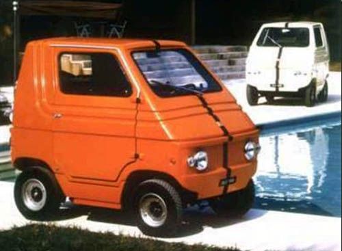 En låda som faktiskt sattes i serietillverkning var den eldrivna Zagato Zele, som kom direkt efter oljekrisen 1973. Byggdes under ett par år och exporterades även till USA där den var känd som Elca