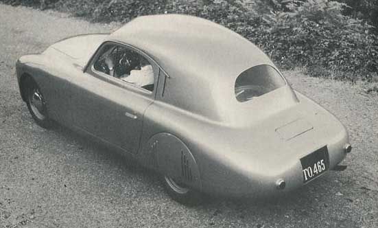 En annan experimentkaross från Savio 1939