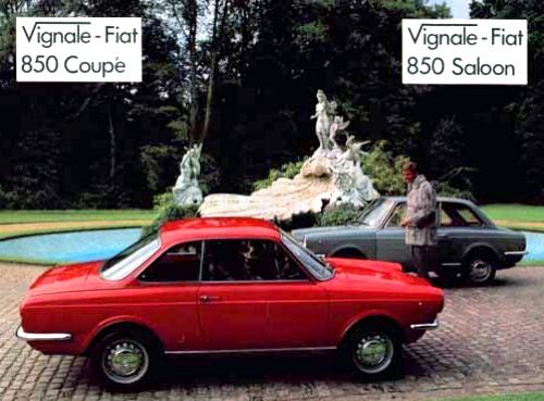 Vignales speciella katalog från 1969 med coupe och spider-modellerna