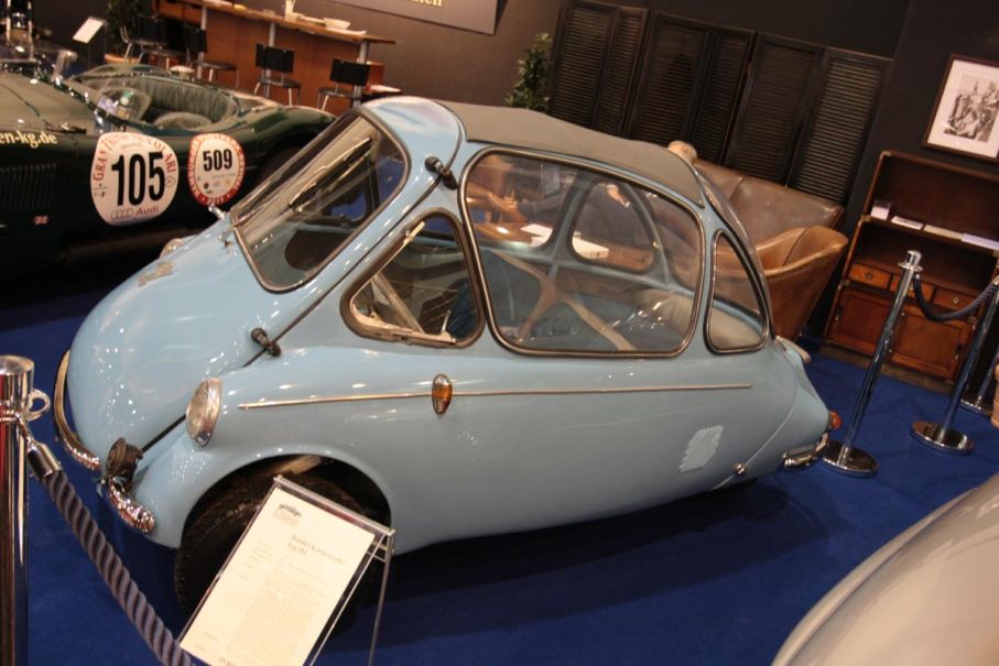 och bubbelbilar, som denna Heinkel
