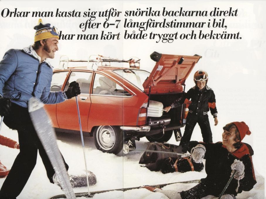 Även Citroën tog fram sina bästa vinterargument.