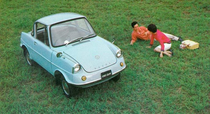 Mazda första "bil" R360 byggdes från 1960
