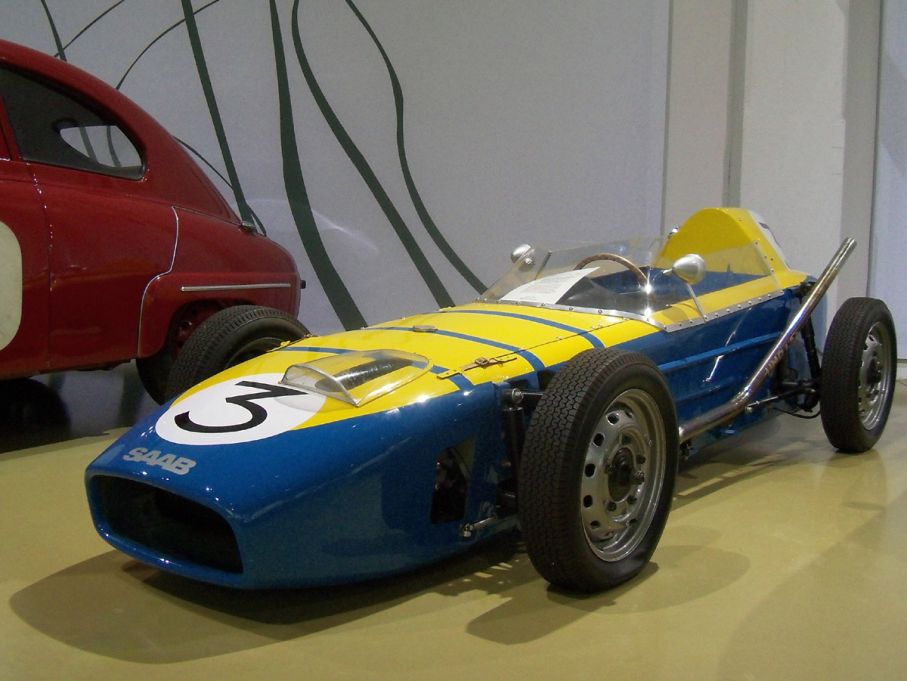 formel junior 1960 en bakhjulsdriven SAAB!