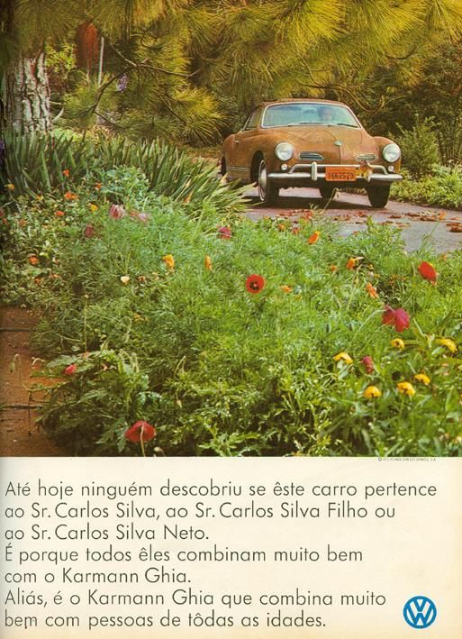 Karmann Ghia 1966 byggdes också i brasilien