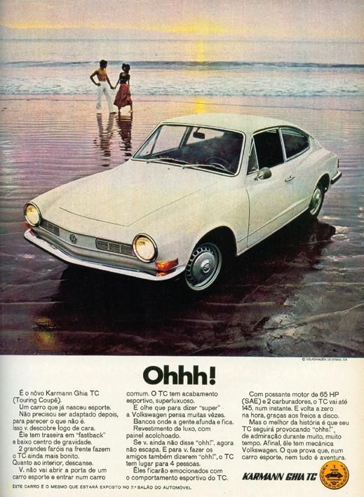 parallellt med den vanliga Ghia byggde man också en helt egen Karmann Ghia med tillnamnet TC