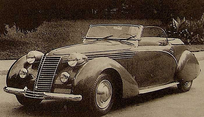 1500 cabriolet Pininfarina 1938
