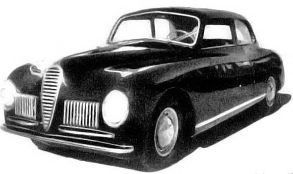 Fiat 1500 coupe från relativt okända Pietroboni 1947