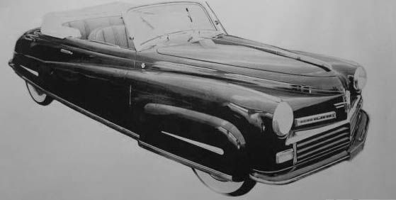 En Fiat 1500C som kallades "Pin-Up" byggd av Boneschi 1947
