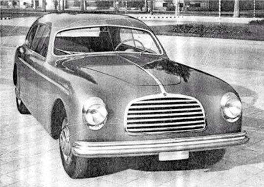 "Panoramica" Fiat1500 från Vignale 1948
