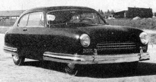 coupe med moderna linjer från Vignale 1948