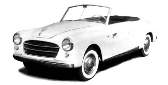 Fiat 1400 Rondine spider,Monviso