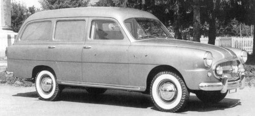 Ambulans byggd av Fissore 1957