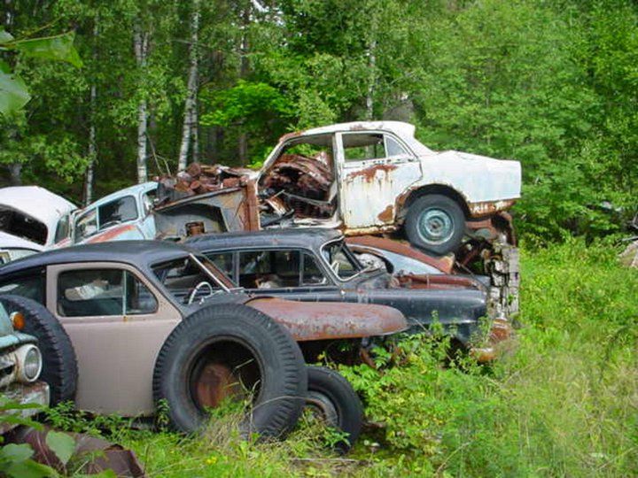 Amazon, PV och troligen en Opel Olympia underst
