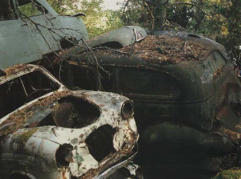 Austin A35/40, okänd trettiotalare med en huv från en Hansa ovanpå