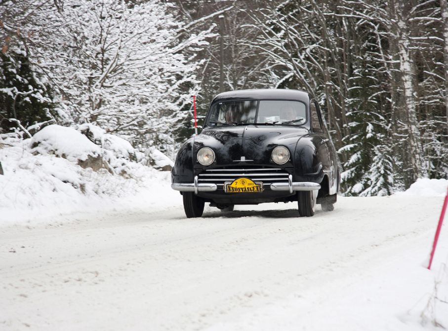 Calle Holmlund SAAB 92, 1954