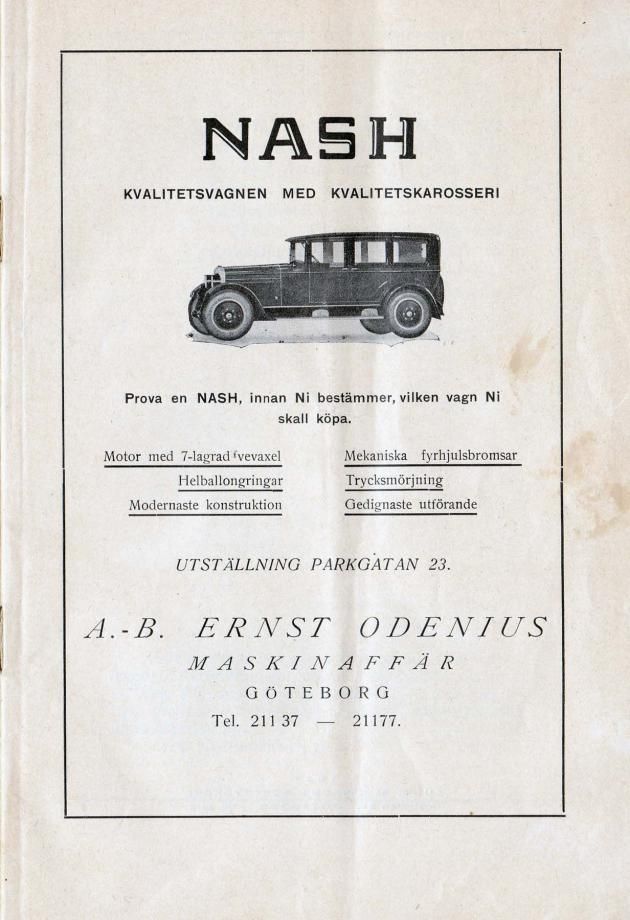 Nash, kvalitetsvagnen med kvalitetskarosseri...