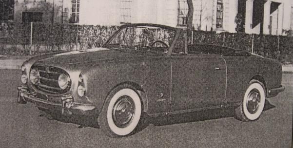 Cabriolet från Allemano 1953.