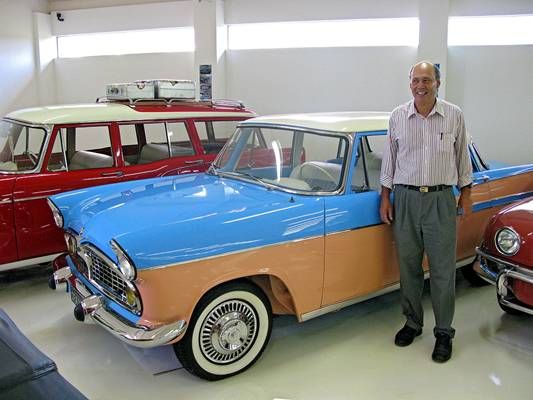 Mario med en Simca Chamboard