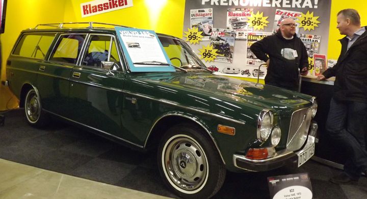 Mässans i särklass mest uppmärksammade Volvo stod ju givetvis i Klassikers monter, Fredriks unika 165:a premiärvisas