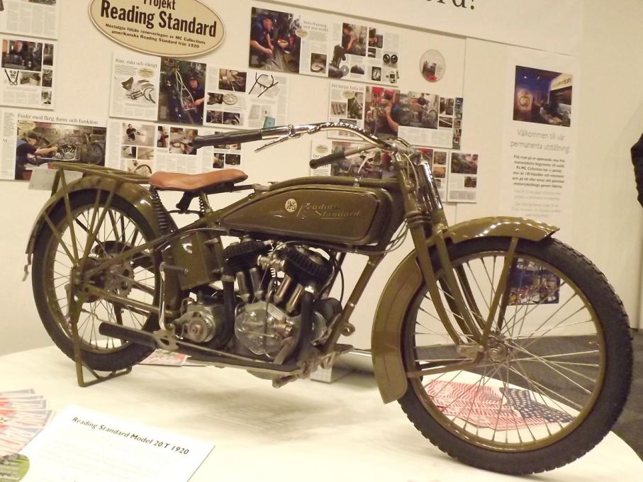 Mc-Collection i Sollentuna har just renoverat färdigt sin unika Reading Standard från 1920