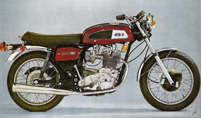 Och BSA Rocket 3.