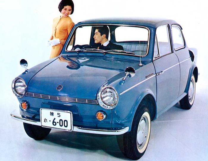 Och i samma barns anda, Mitsubishi Colt 600.