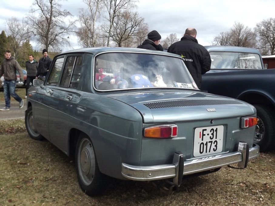 En del besökare kom ända från Norge också, bland dom en Renault 8.