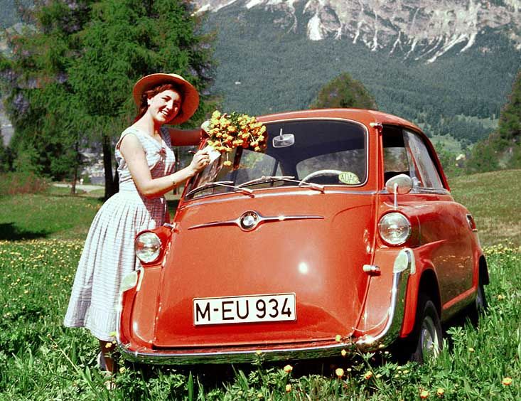 BMW 600 var en förstorad Isetta, gjordes bara 1957-59