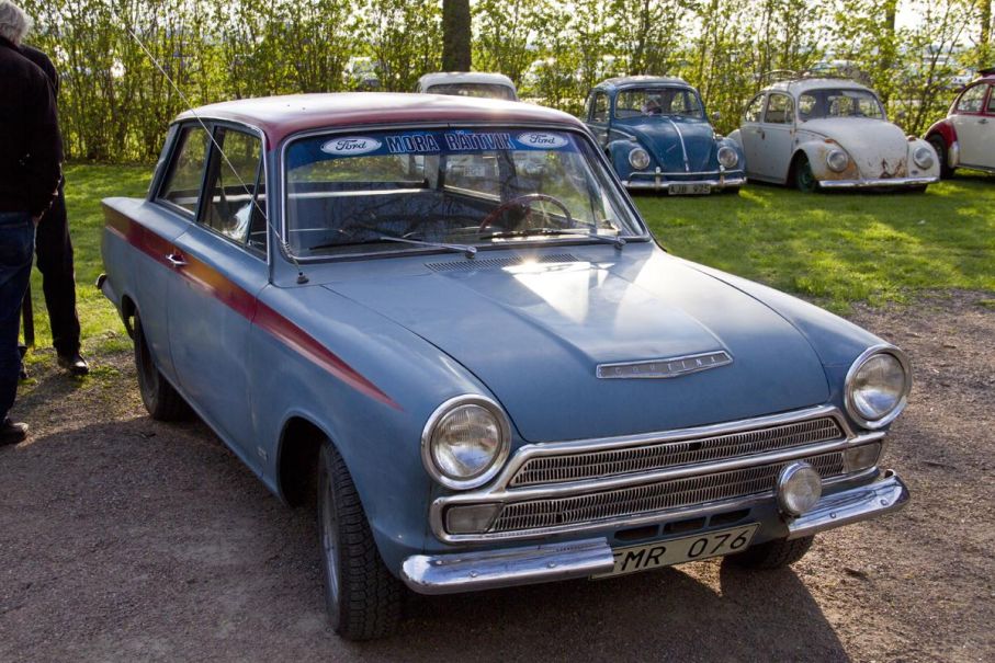 Ford Cortina Deluxe med själen kvar i kroppen. Årgång 1965.