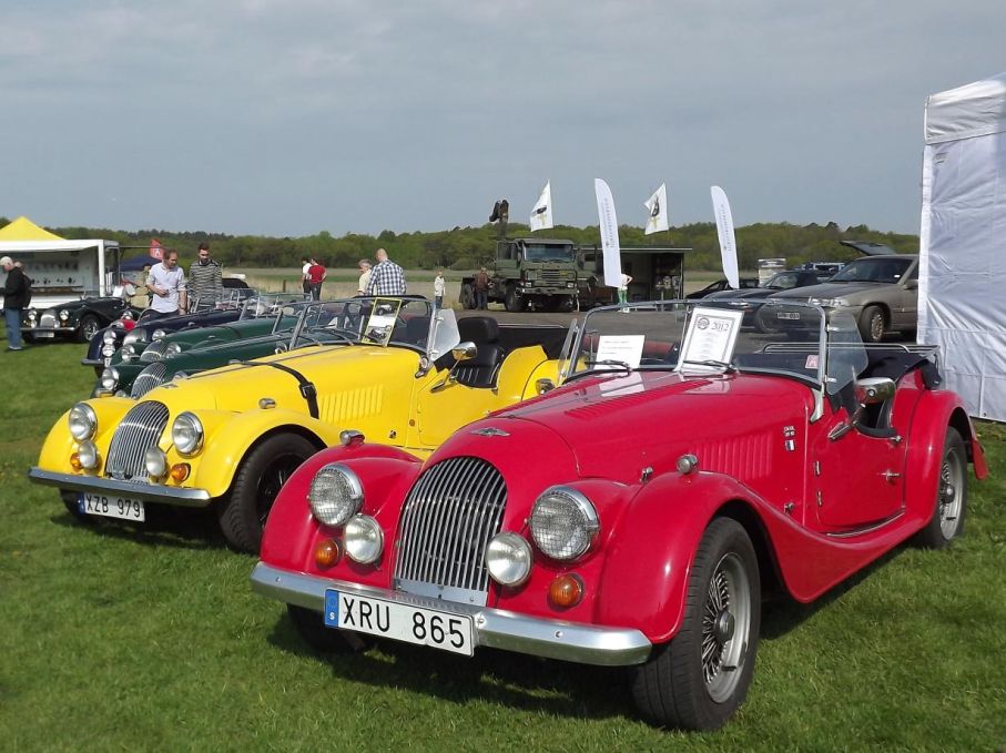 Morgans, massor med Morgans, Tjolöholm är inte komplett utan en stor portion Morganbilar.