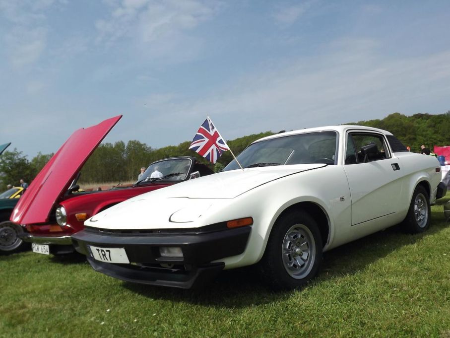 Triumph TR7 har aldrig varit vanlig hos oss och ses lite som ett kuriosa, trots det byggdes över 115000 exemplar av TR7/TR8 mellan 1977 till 1981.