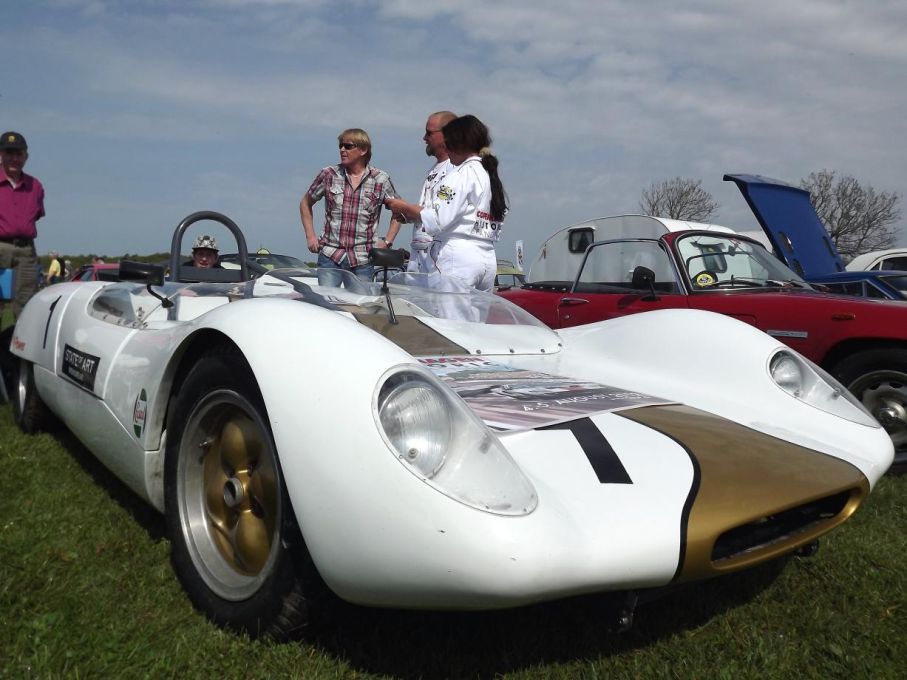 Lägsta höjd över havet på Tjolöholm var nog denna Lotus 23B racer.