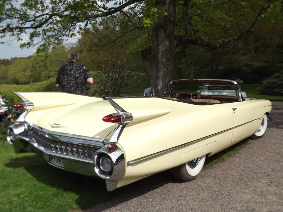 ...och stilikonen, 1959 års modell, som fått symbolisera höjdpunkten på femtiotalets amerikanska bilmode