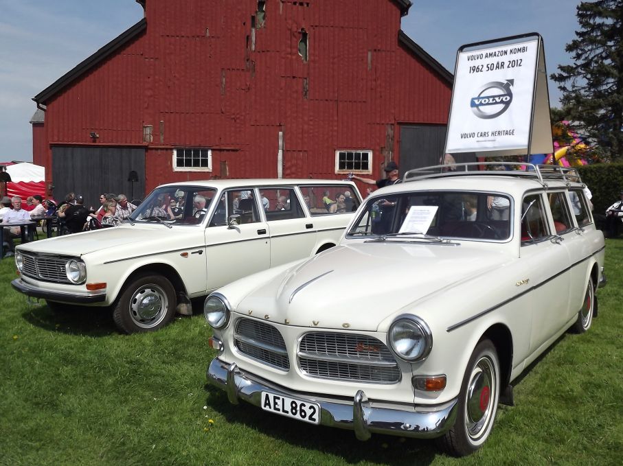 Volvo Heritage uppmärksammade att i år fyller Amazonkombin 50 år, denna och flera andra fina amazoner fanns på plats.