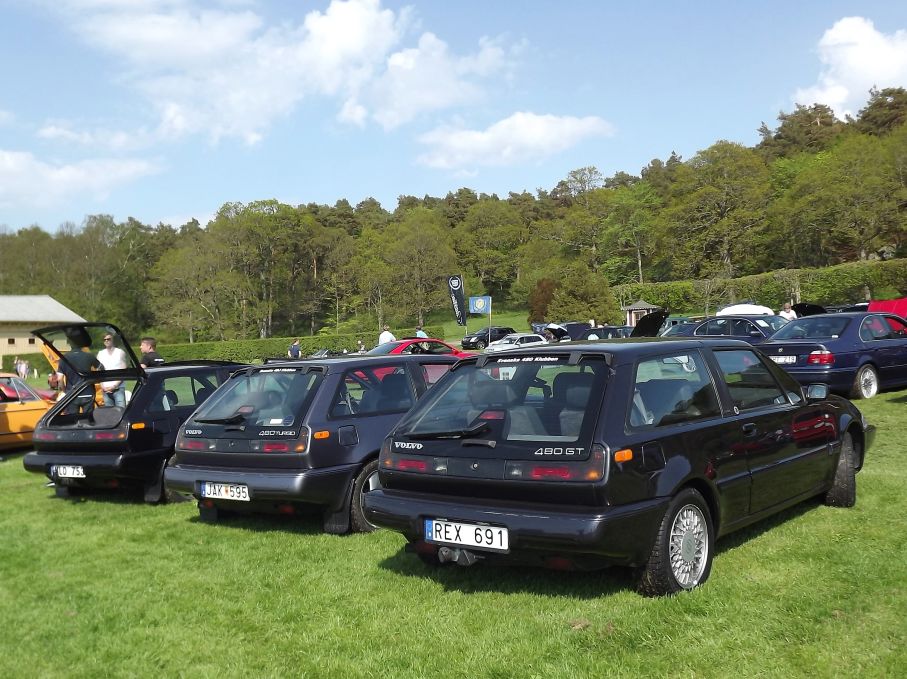 Volvo 480, den flygande holländaren som aldrig riktigt lyfte, har en trogen skara fantaster som besöker träffen varje år.