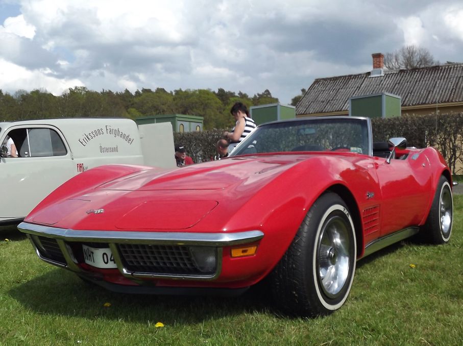 Chevrolet Corvette 1969, sinnebilden för den amerikanska muskelbilen.