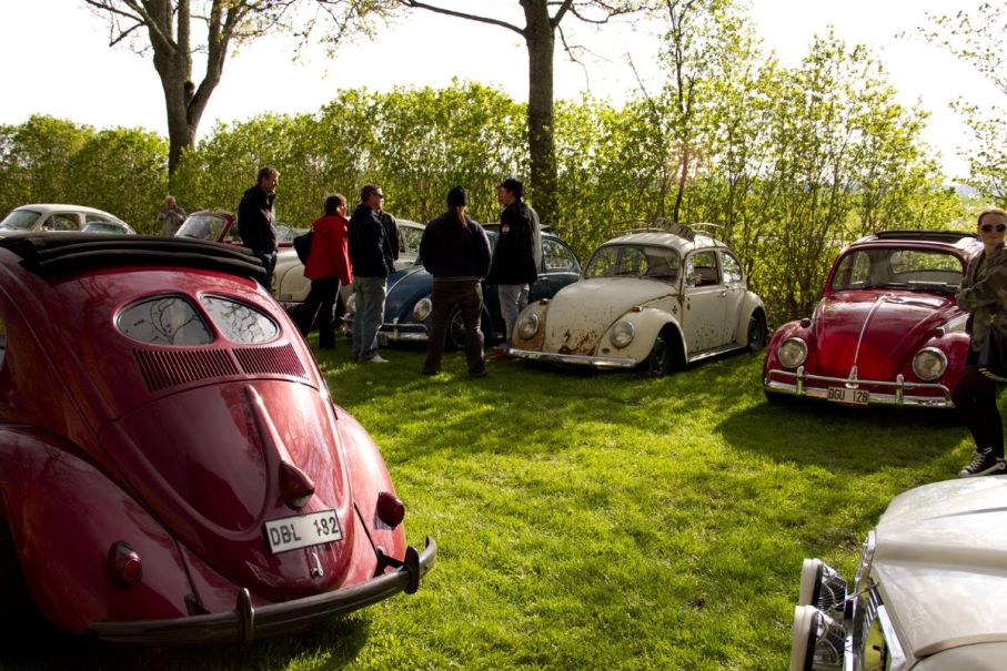 Förekomsten av luftkylda Volkswagen var hög. Frågan ställdes mer än en gång: Hur mycket av splitten är original? Oavsett gillade vi den.