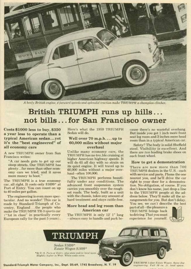 Triumph TR10 var modellen som egentligen inte fanns, men Standard Pennant och Ten såldes under denna beteckning.