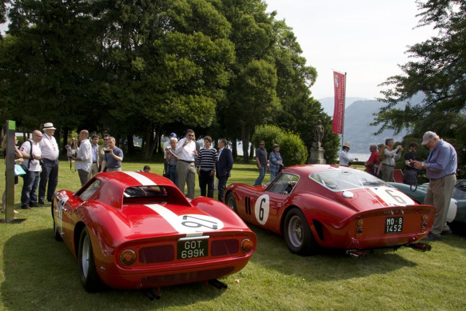 Man fick gå hur nära som helst. Att ägarna av +100-miljonerkronorsbilarna Ferrari 250 LM och 250 GTO vågade!