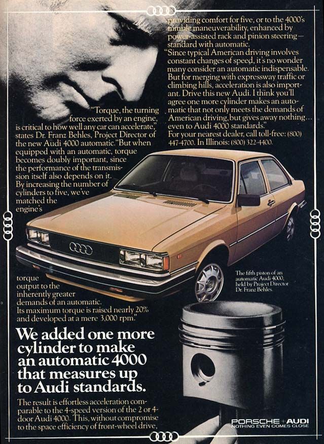 Fox blev med generationsskiftet 1979 omdöpt till Audi 4000.