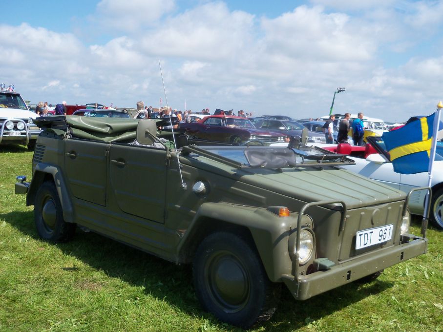 Volkswagen 181 även kallad "Thing" var en märklig retromodell på Kubelwagen