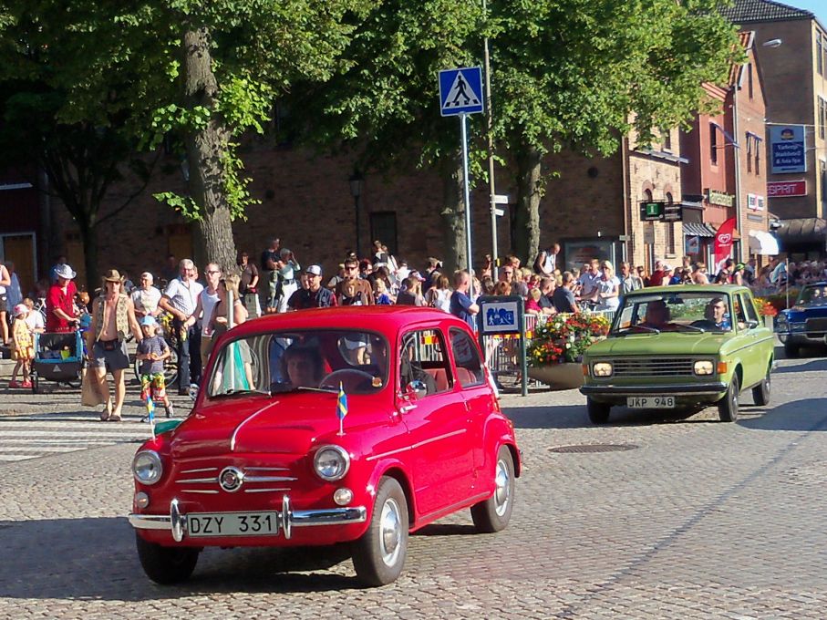 Vilsna Fiats på stan