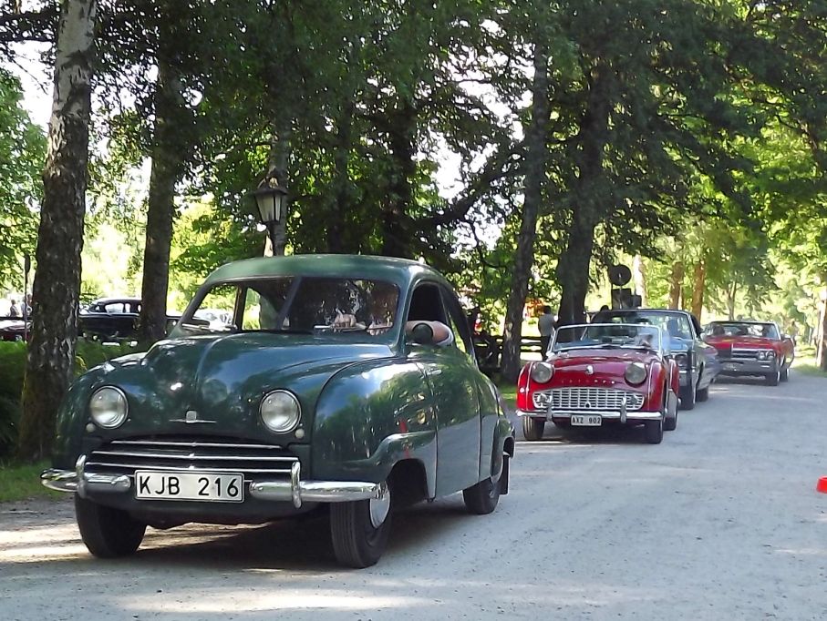 Tidig SAAB 92 från 1951, alltså innan dom fick baklucka