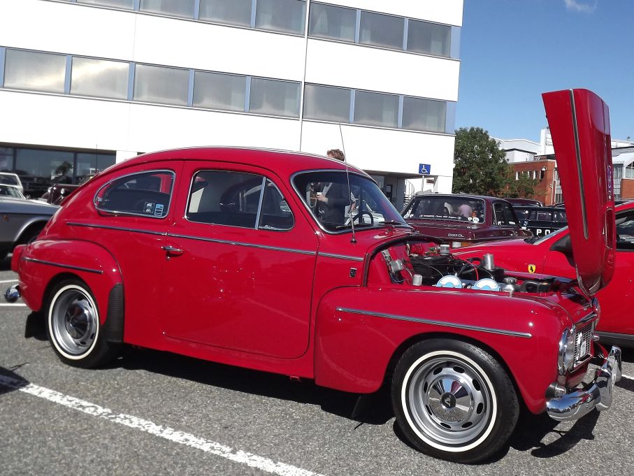Denna PV544 Sport ur G-serien, är en av de absolut sista, 544G byggdes bara augusti-oktober 1965, denna är till och med registrerad som 1966 års modell.