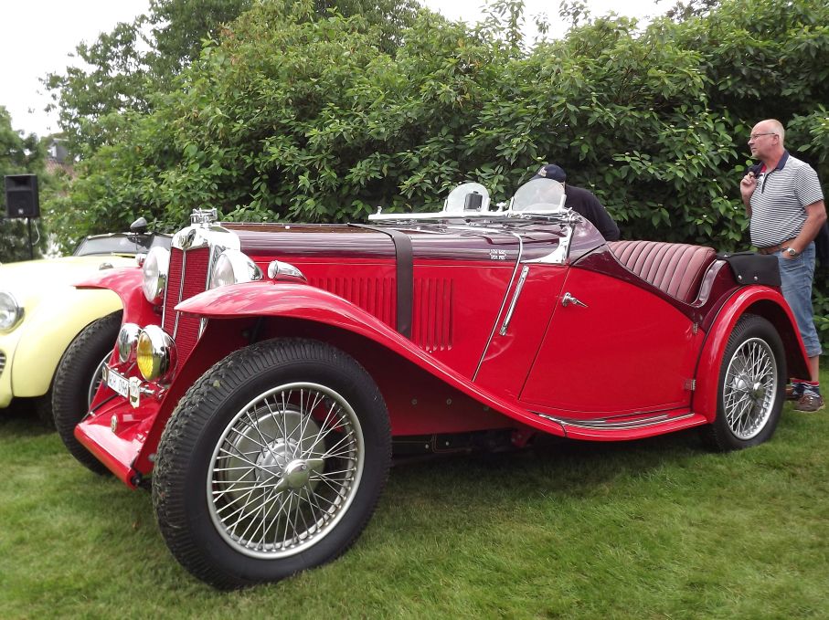MG NA Magnette från 1934 som lär ha en helsvensk historik.
